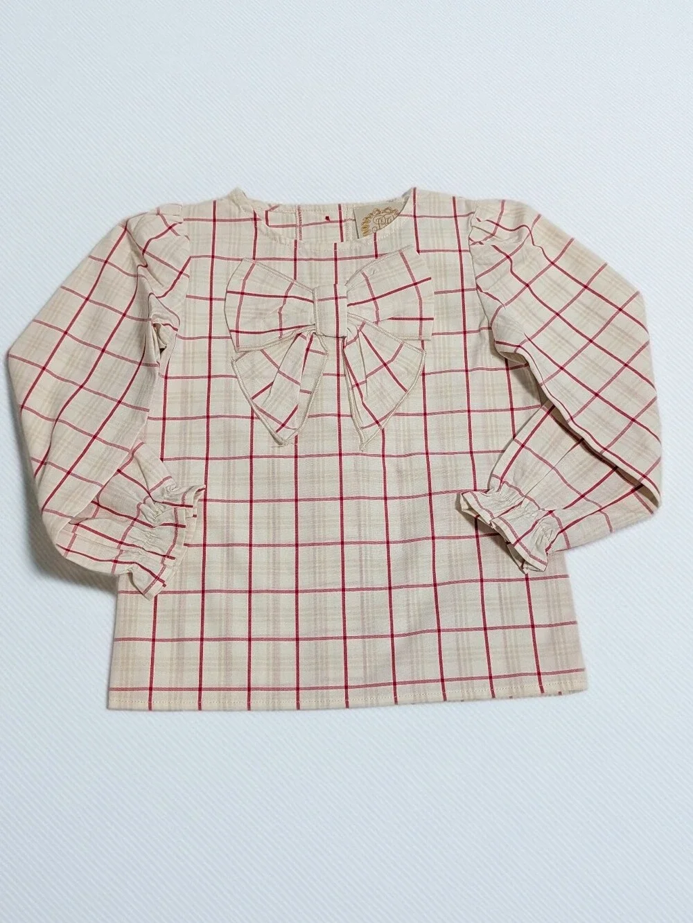 The Beaufort Bonnet Company Beatrice Bow Blouse | NWT | 4T
